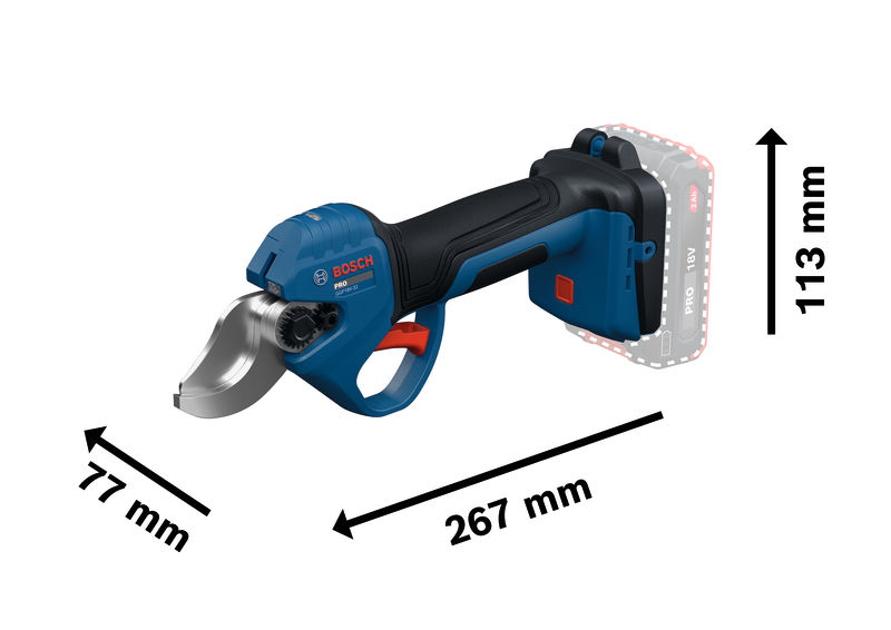 Bosch Akku-Gartenschere PRO GGP 18V-32